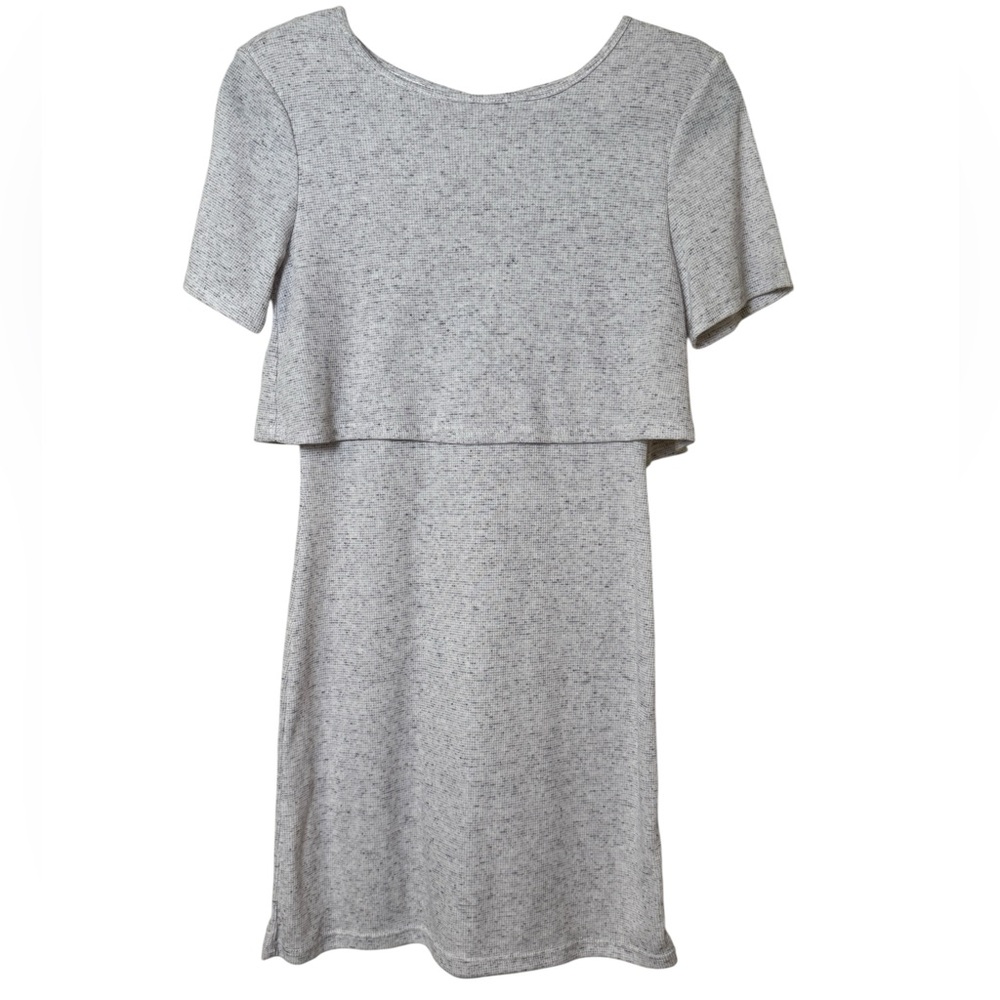 Hot Gal Heather Gray Mini Dress